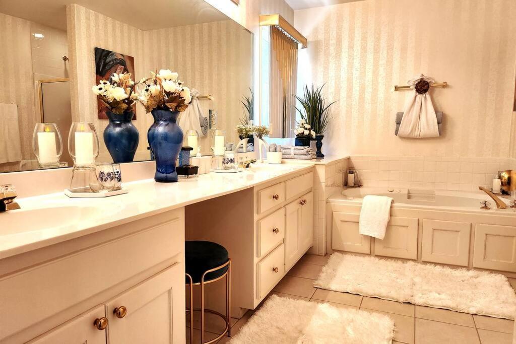 Villa 2,298Sqft-King Bed-Bbq-Gbps-W/D Snellville Esterno foto